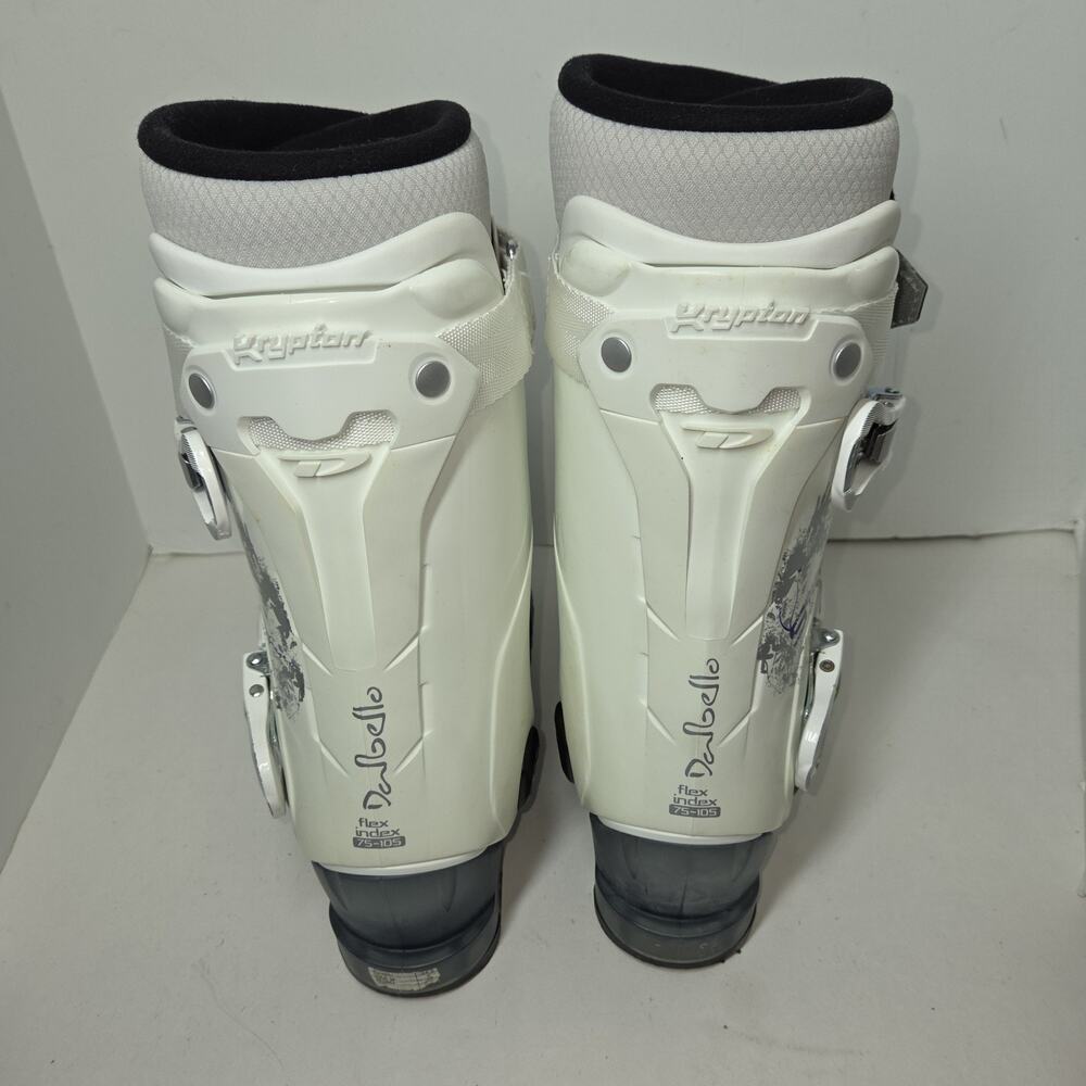 Dalbello Storm Ski Boots Womens Sz 7 White Made in Italy Skiing Snowing Snow - Picture 8 of 16